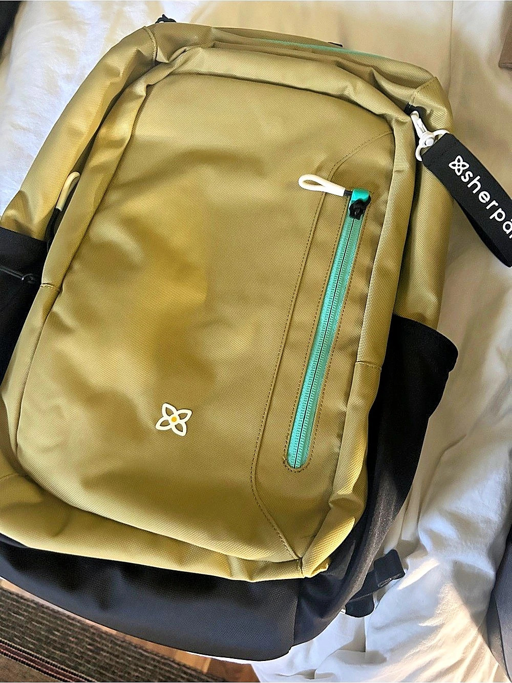Sherpani Getaway Travel Backpack in color Alchemy